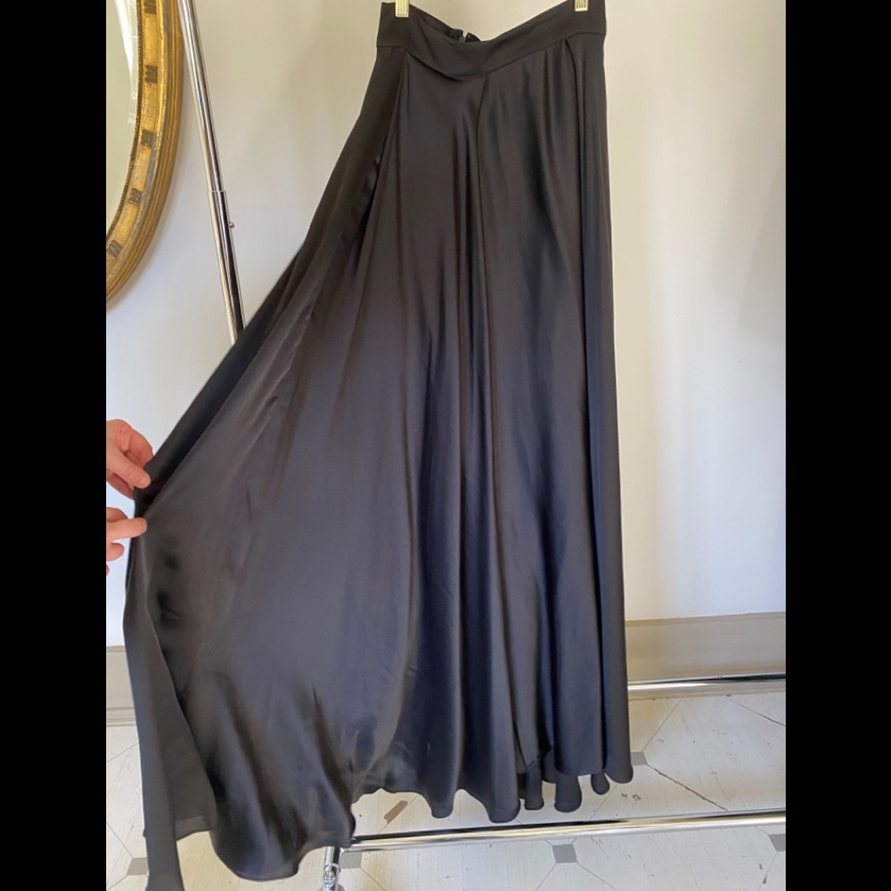 Black maxi skirt
